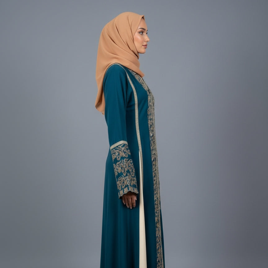 Haniya Embroidered Abaya