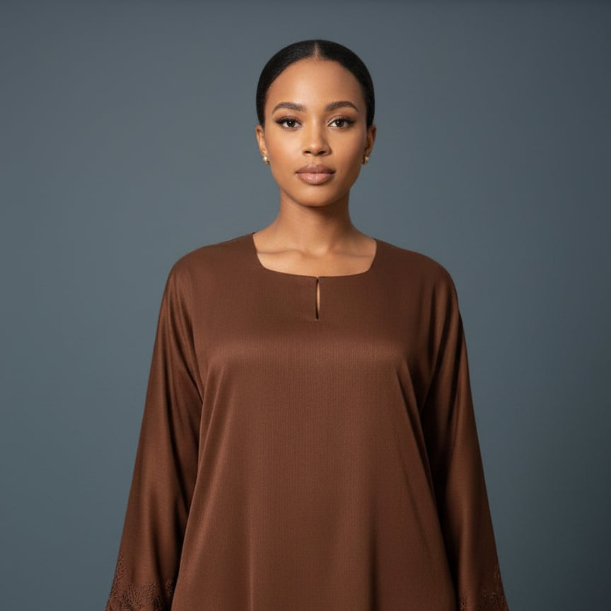 Aalima Abaya - Zoom Fabric