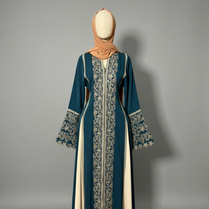 Haniya Embroidered Abaya