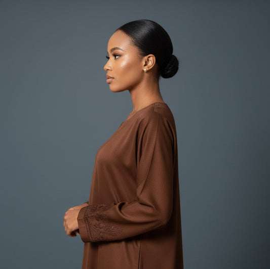 Aalima Abaya - Zoom Fabric