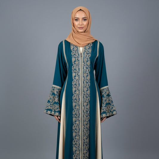 Haniya Embroidered Abaya