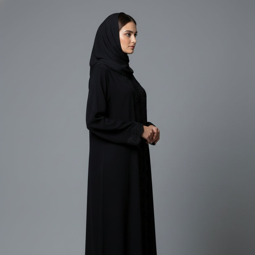 Nawal Abaya - Nida + Chantilly Lace