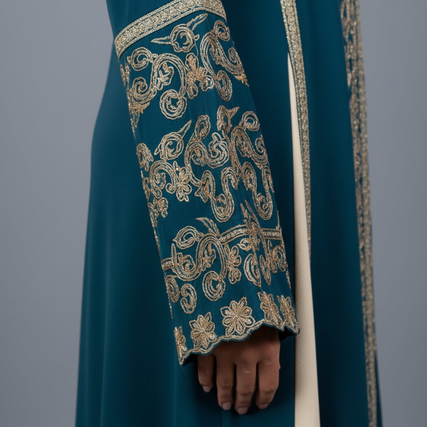 Haniya Embroidered Abaya