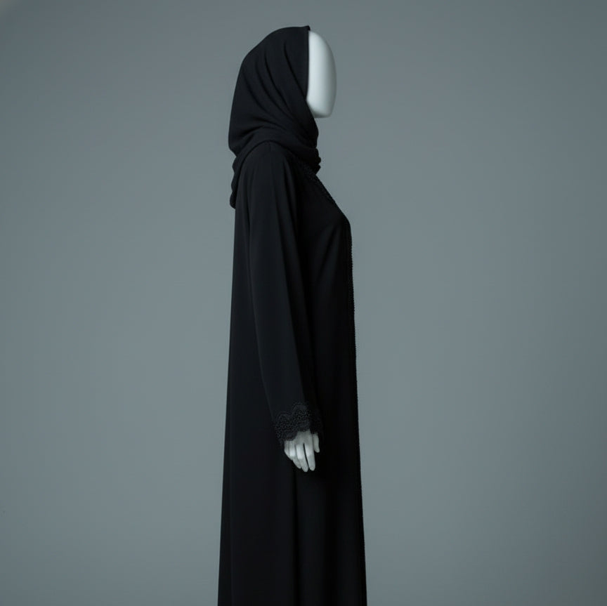 Nawal Abaya - Nida + Chantilly Lace